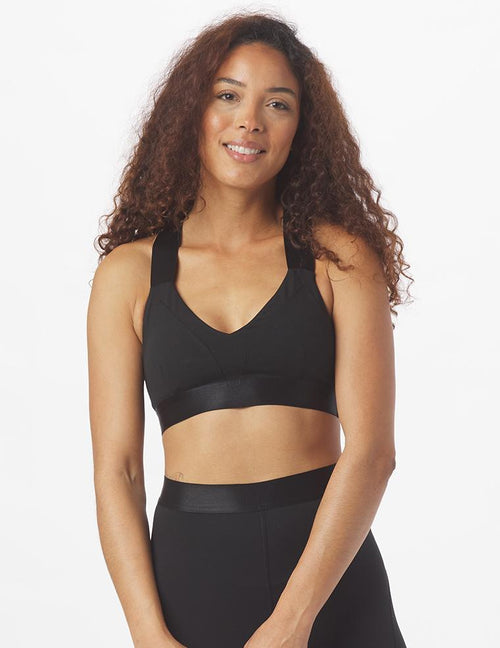 Satin Bra Black Glyder