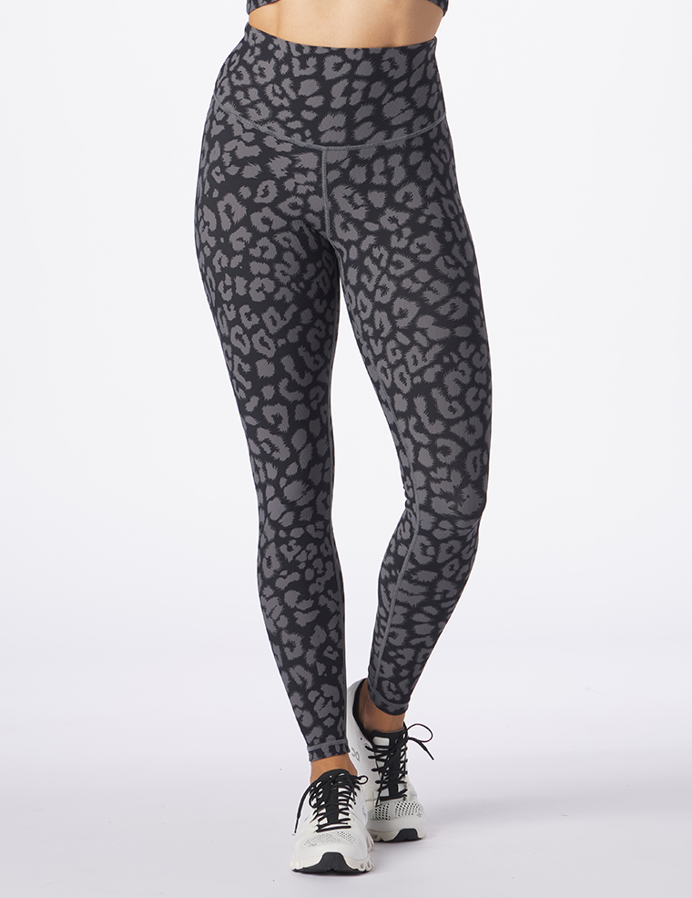 Sultry Legging Print: Black Leopard