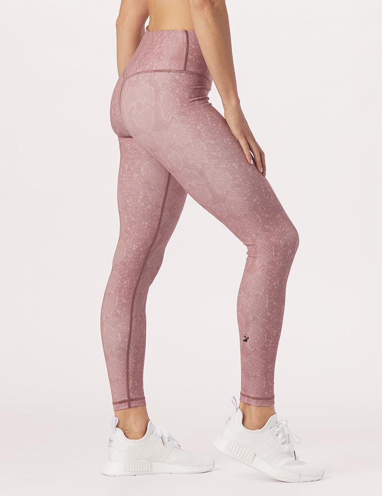 Sultry Legging Print: Lavender Bark Snake