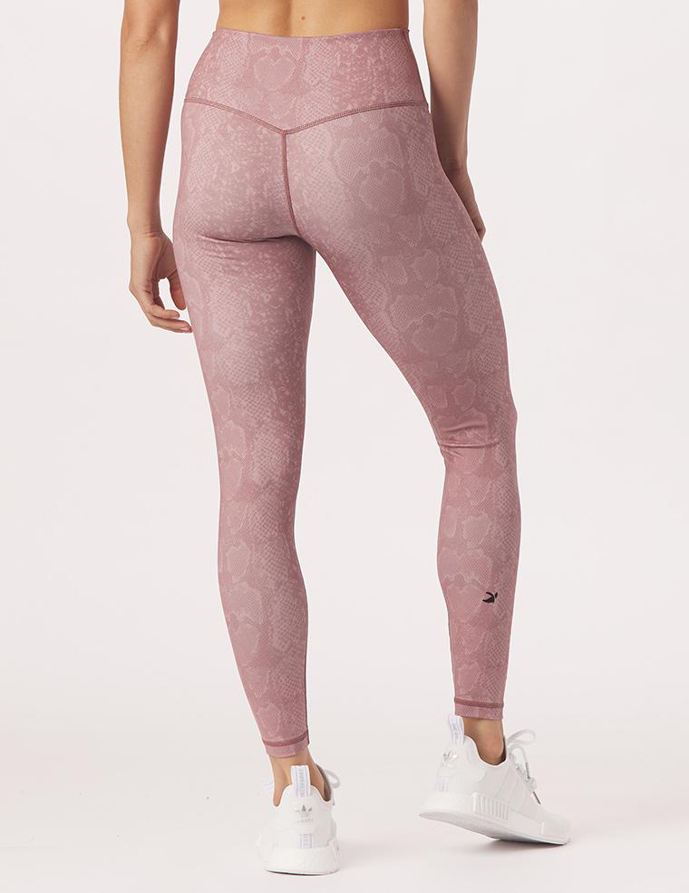 Sultry Legging Print: Lavender Bark Snake