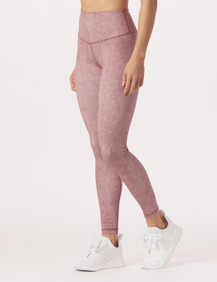 Sultry Legging Print: Lavender Bark Snake