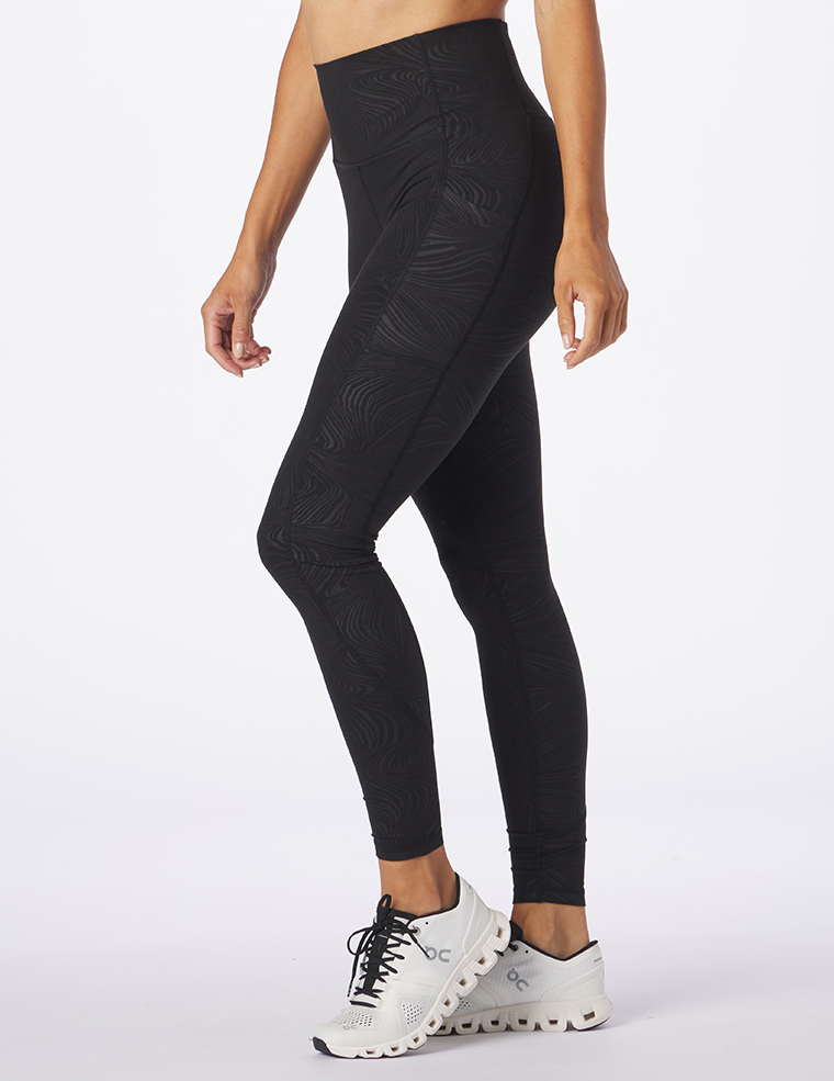 To The Point Legging: Black Gloss
