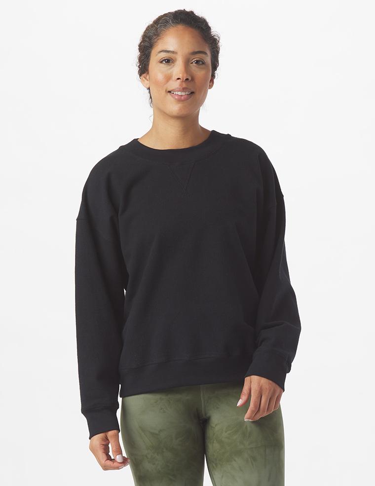 Vintage Oversized Crew Black Glyder